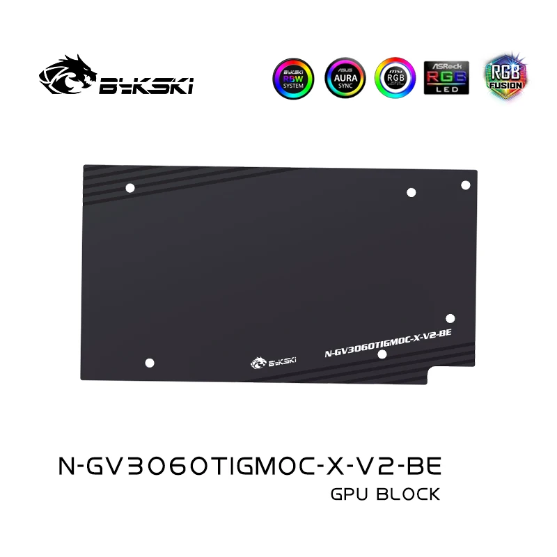 Bykski ウォーターブロックGIGABYTE RTX30 GAMING 用 Bykski GPU Water Block Use for Gigabyte RTX 3060 Ti / 3060 / 3050