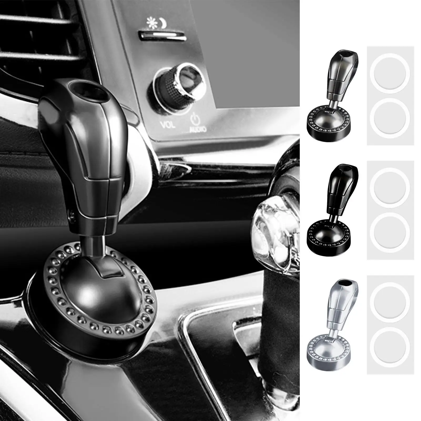Car One Click Start Button Lever Automotive Push Button Joystick Engine Decorative Start Stop Lever Cool Car Interior Decoration