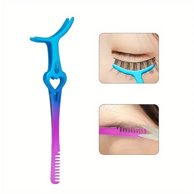 Fake Eyelash Applicator Tweezers Eyelash Beauty Paste False Tools Mascara Eyelashes Clip Aids Lashes Curler Makeup Cosmetic Tool
