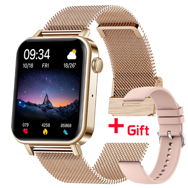 New Smart Watch Women Bluetooth Call Sport Fitness Tracker Man's Watch IP67 Waterproof Heart Rate Monitor Men's Smartwatch