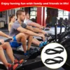 2Pcs Rowing Machine Feet Straps Reusable Universal Replacement Leg Training for Concept 2 Rower - Foot Strap Replacement 5