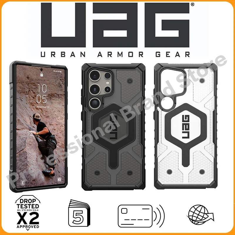 Оригинальный чехол для телефона UAG Pathfinder для Samsung Galaxy S24 S23 Ultra S24 S23 Plus + прочный Чехол MagSafe