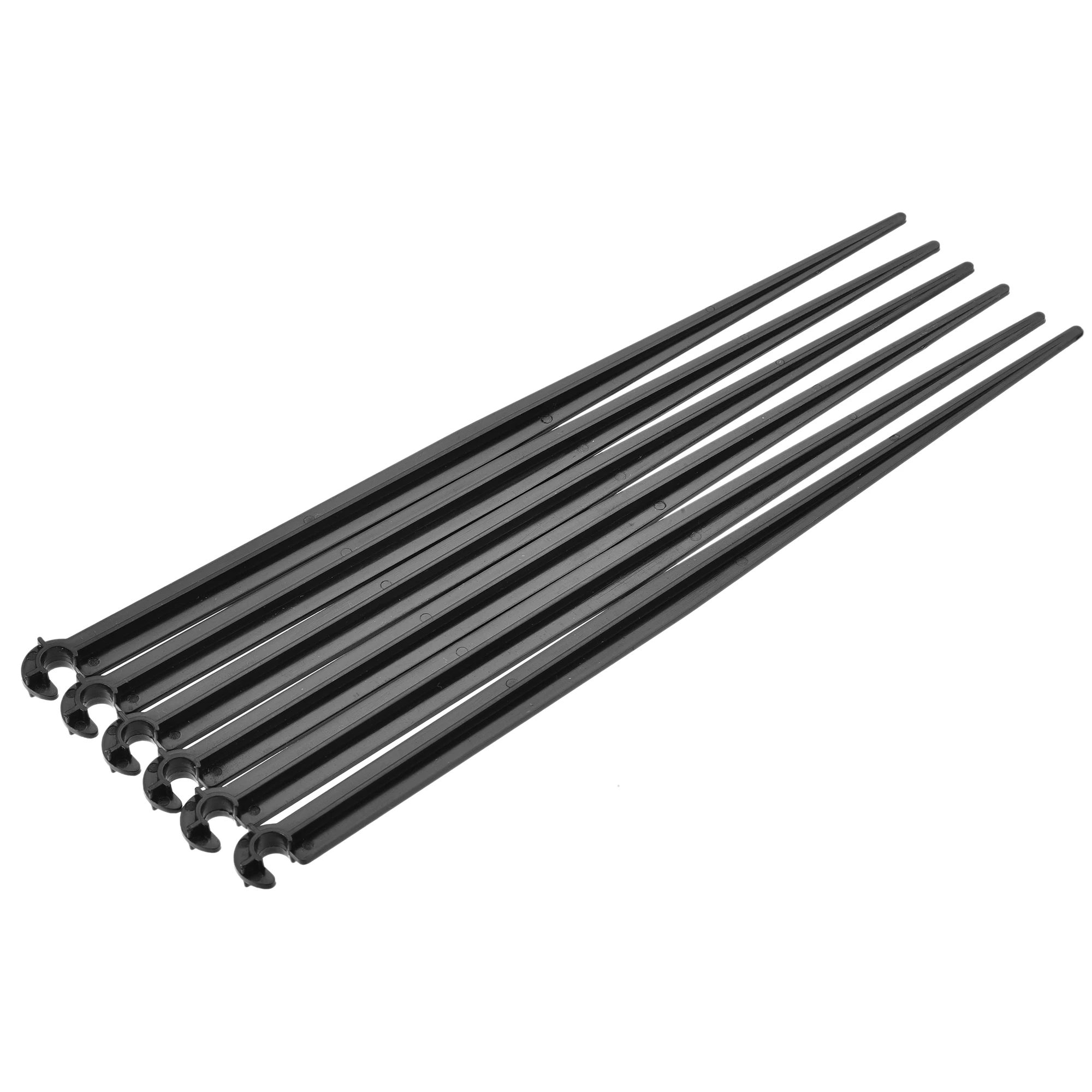 

Uxcell Irrigation Drip Support Stakes 200mm Length PP Plastic Black for 1/4" Tube Hose Pack of 100