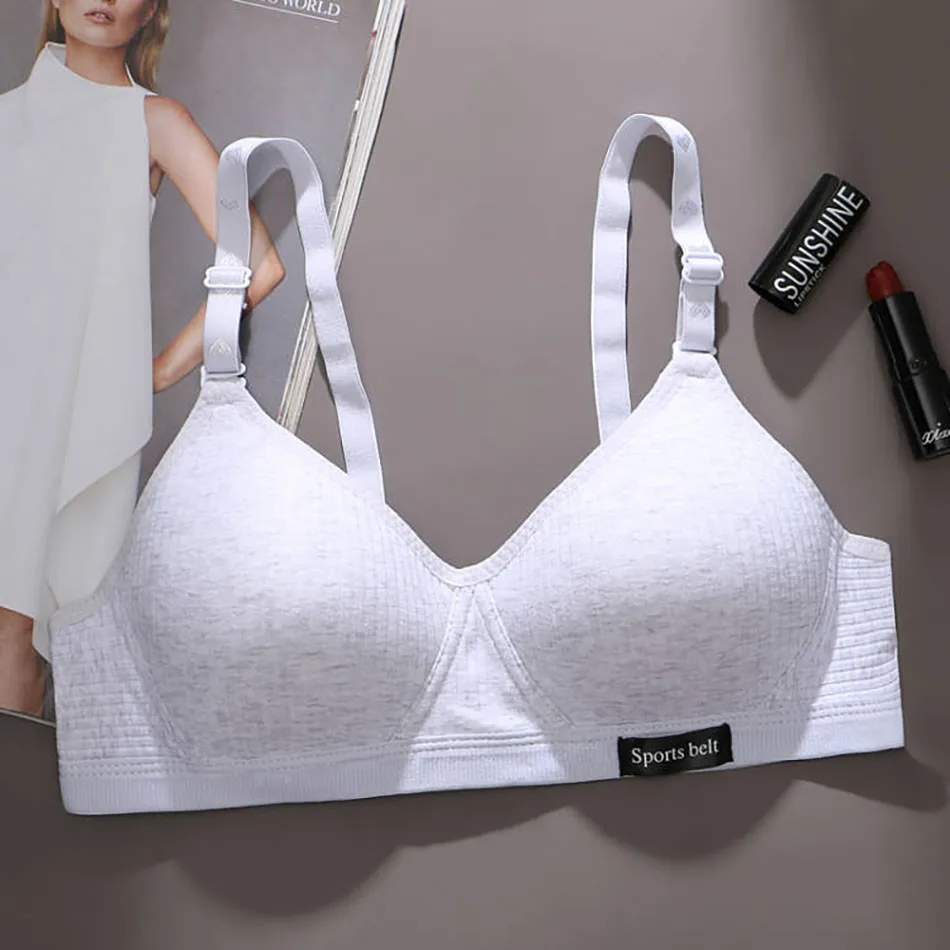 Cotton Sport Underwear for Teens Seamless Girl No Underwire Training Bra Soft Skin-Friendly School Girl Small Size Bra Clothing 6