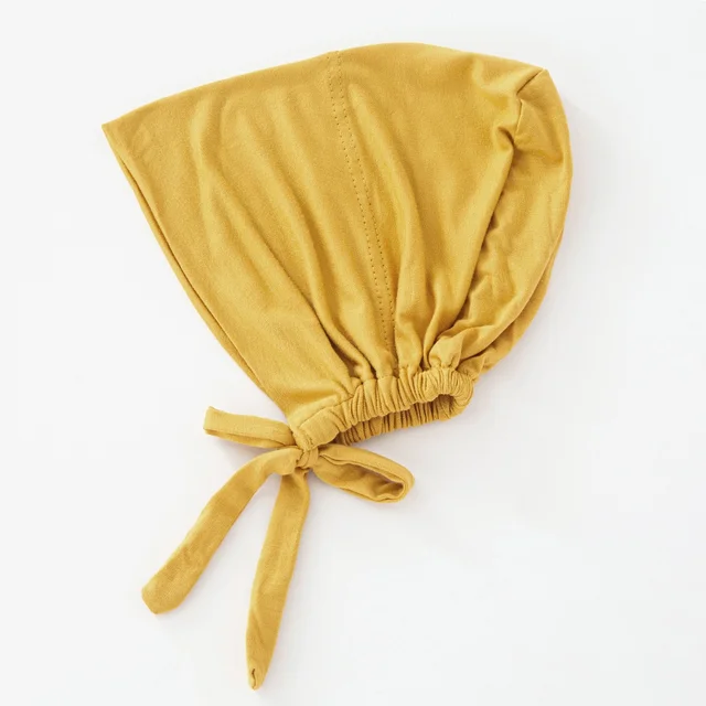 82 couleurs cravate dos sous-embouts mode femmes intérieur Hijab casquette musulmane Bonnet plaine islamique coton Spandex Jersey DEW sous-écharpe