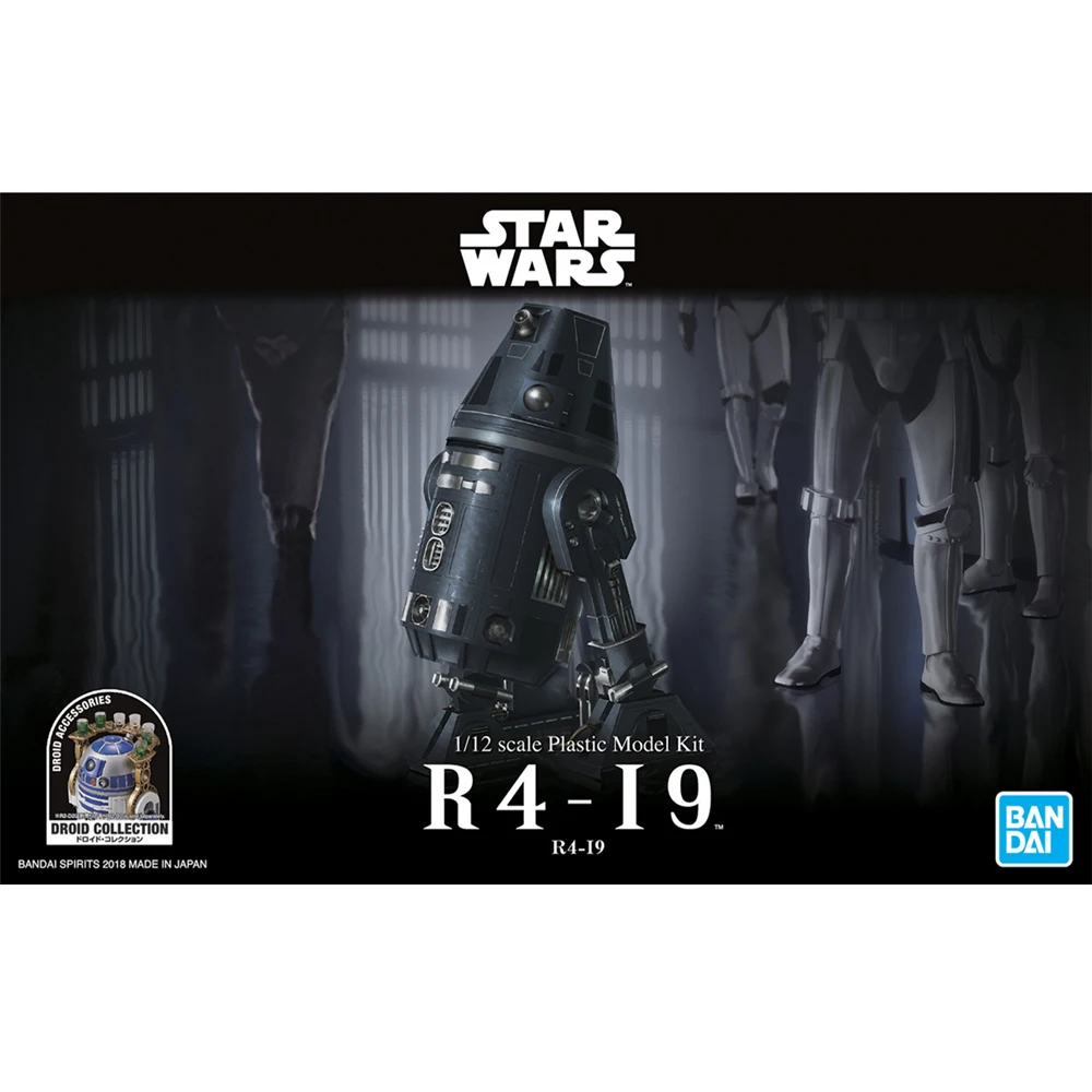 

Оригинальная фигурка Bandai из аниме «Звездные войны», модель детской сборки робота 1:12, сборная игрушка, модель аниме, фигурки героев, игрушки для детей