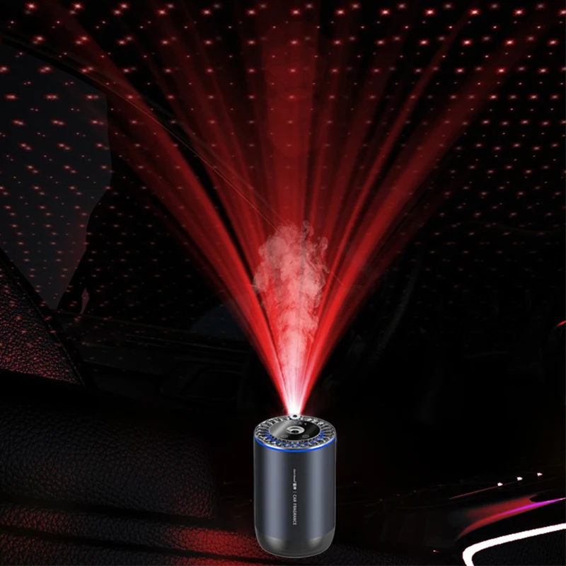 Car Air Freshener With Starry Projection Auto Flavoring Perfume