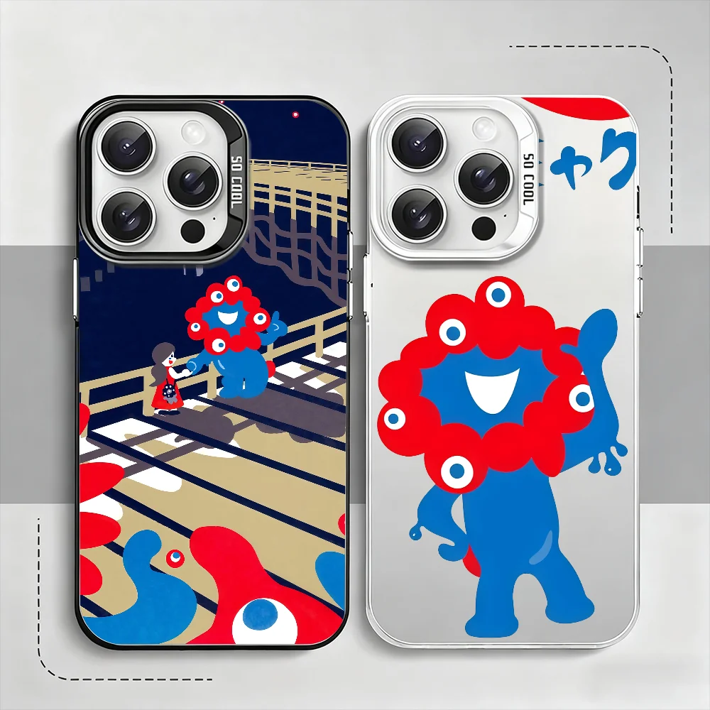 Colorful Cartoon Character Protective Phone Case - Durable IMD Design Cover