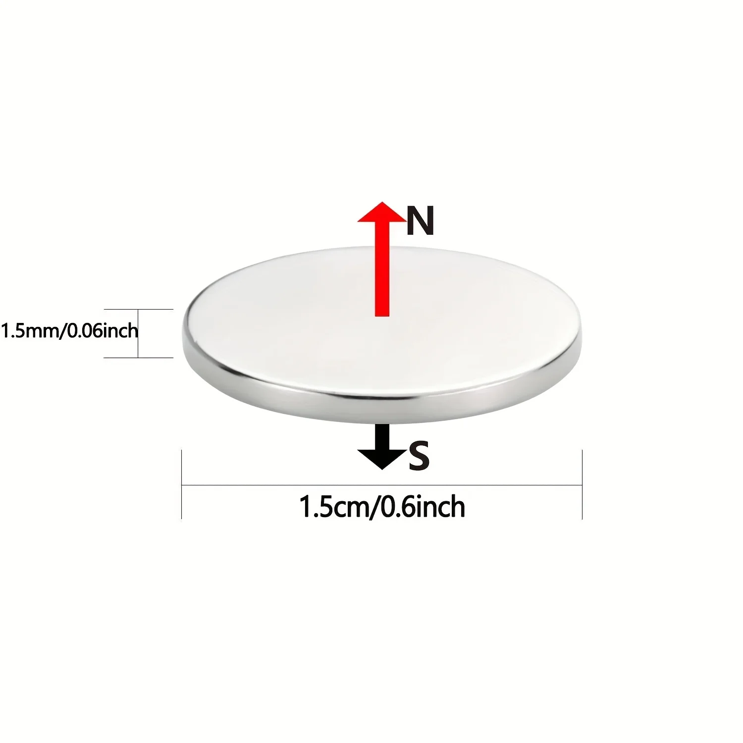 Compact Neodymium Rare Earth Magnets - Versatile for Office, Home, and Hanging Solutions