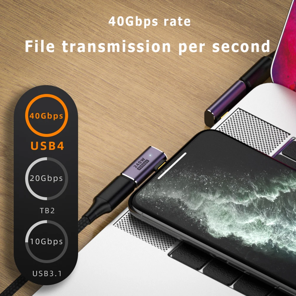 รูปสินค้า อะแดปเตอร์ชาร์จเร็ว Type-C OTG รองรับ USB4.0 40Gbps