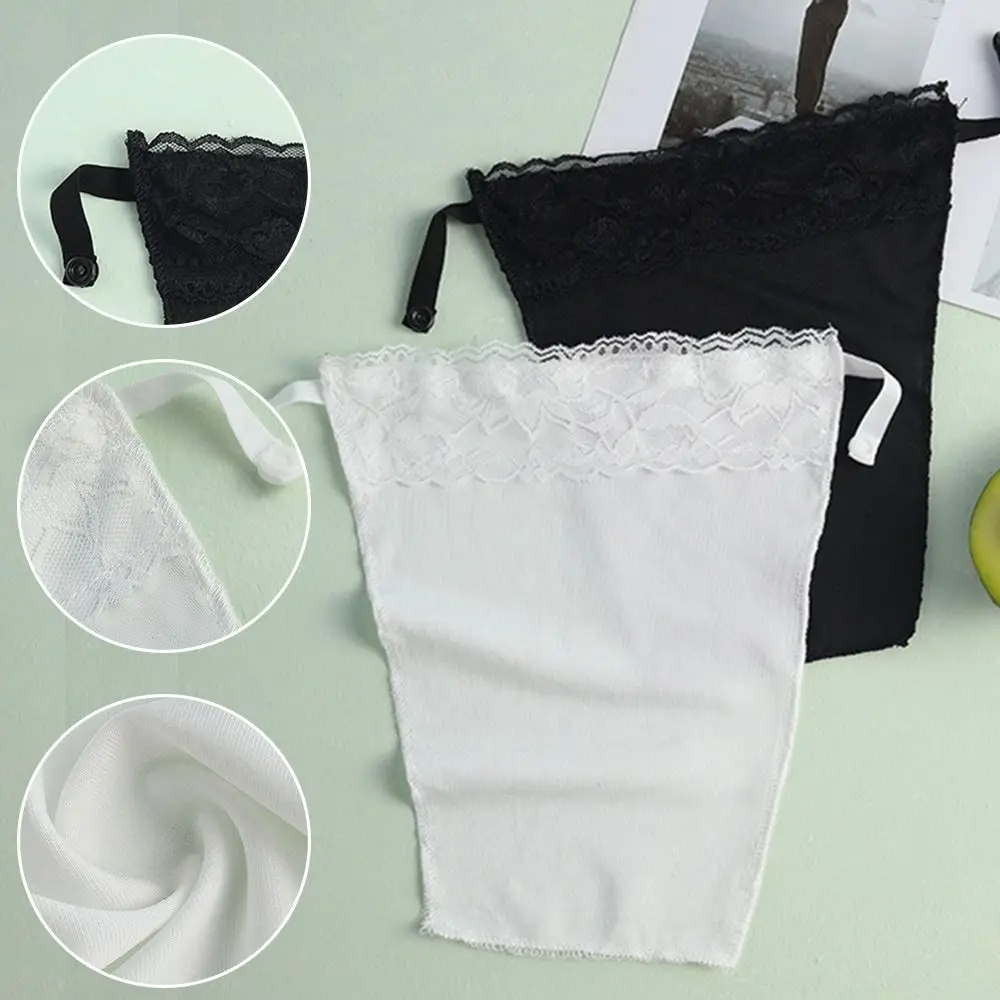 Women's Lace Insert Wrapped Chest Overlay Invisible Panel Mock Camisole Bra Flexibility Anti-Exposure Summer Clip On Bra women lingerie bra,lace camisole tops