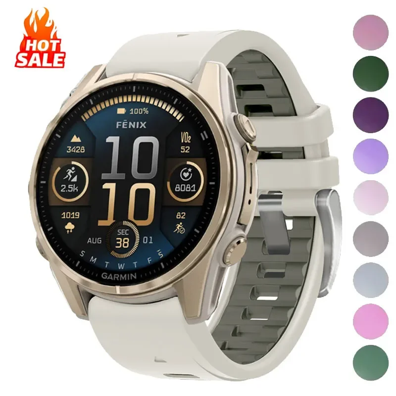Elegant 20mm Silicone Wristband Bracelet Replacement