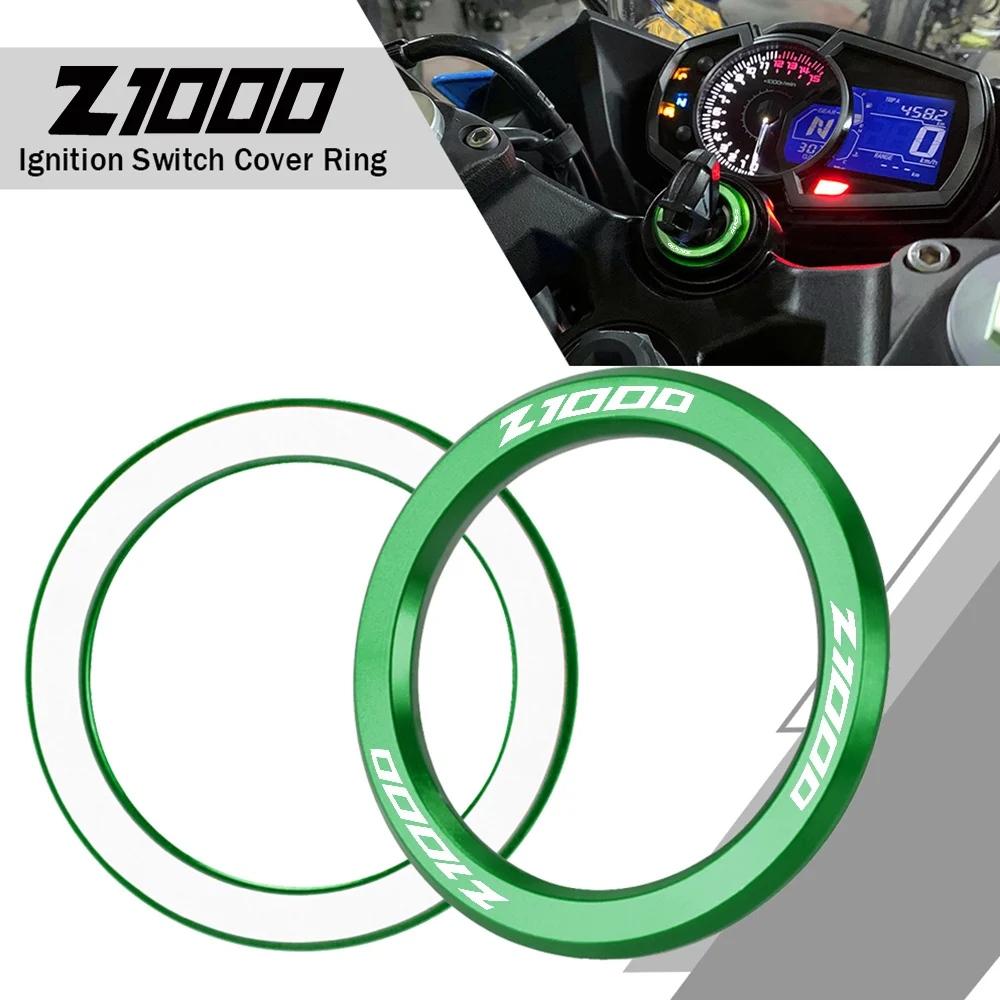 

CNC Accessories z1000 For KAWASAKI Z1000 Z 1000 2003-2019 2004 2005 2006 2007 2020 2021 Motorcycle Ignition Switch Cover Ring
