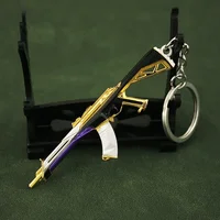 Valorant Weapon Rifles Vandal Prime Reaver 2.0 Karambit Knife Metal Game Peripheral Samurai Sword Model Keychain Gifts Toys Boys 1