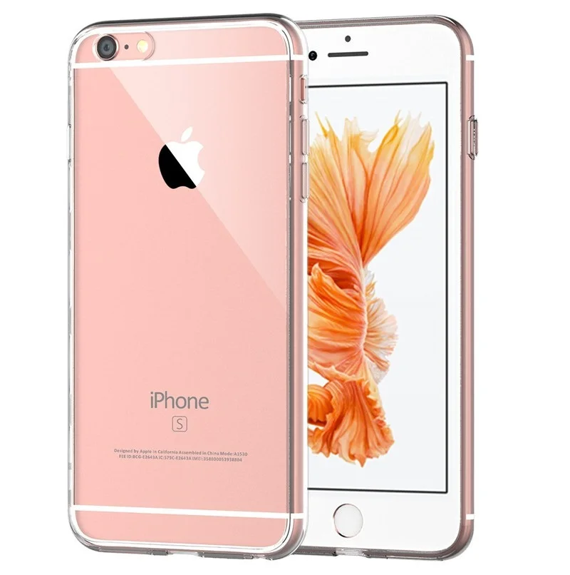 Silicon Cell Phone Case Phone Case Cell Phone Case Ricestate For iPhone6 6s Ultra Thin Transparent Clear TPU Case For iPhone 6 6S 4.7inch Crystal Back Protect Silicone Phone Bag