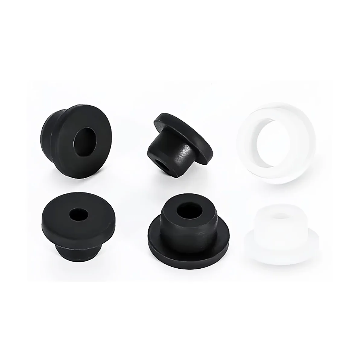 Hole Plug 5mm to 28mm Round Hollow Silicone Rubber Grommet Wire Cable Wiring Protect Bushes O-rings Sealed Gasket