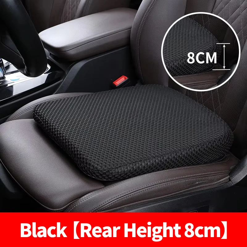 Car Seat Booster Cushion Honeycomb Memory Cotton Car Seat Cushion Car Simple Breathable 3D Mesh Thickened Sedentary Seat Cushion