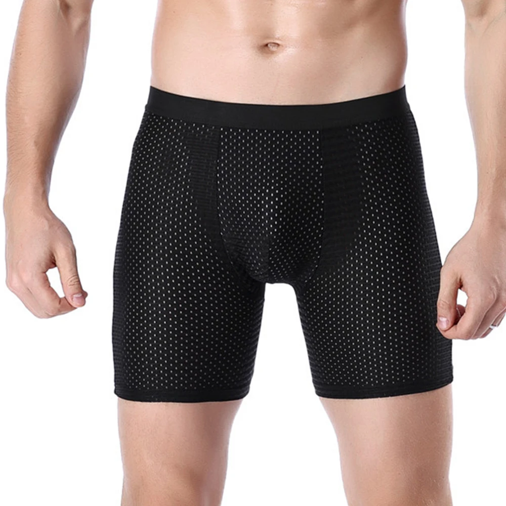 

Men Underwear Mens Ice Silk Mesh Underwear Shorts Trunks Breathable and Comfortable 4 Colors 4 Sizes Available