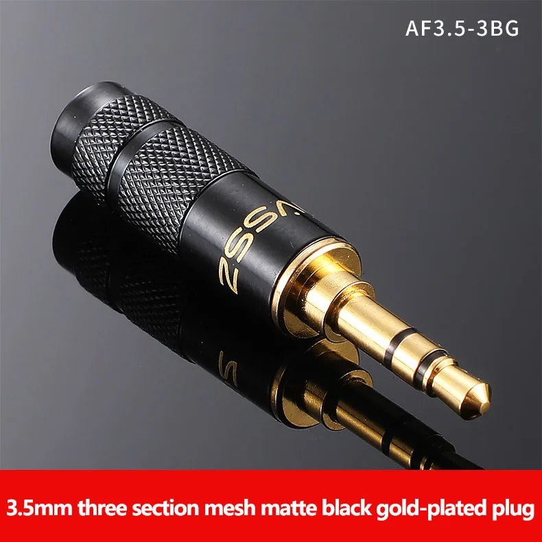 6,35/3,5/4,4/2,5 Gerade und Gebogene Verlängerungsadapter für Kopfhörer und Audio, Stereo-Mikrofonanschluss, 24K Gold-Nickel-Serie – Detail 34