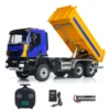 1/14 LESU RC Trailer 2 Axles Hydraulic Metal Full Trailers Electric Support Legs Self-dumping Model Truck Construction Vehicle 4