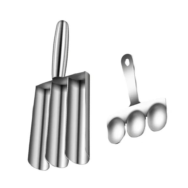 Stampo Per Polpette In Acciaio Inox | Per Polpette Di Carne, Pesce E Gamberetti | Utensile Cucina Professionale - Foto 4