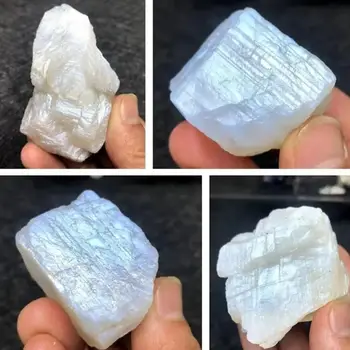 Blue Moonstone Raw Gravel Stones 1