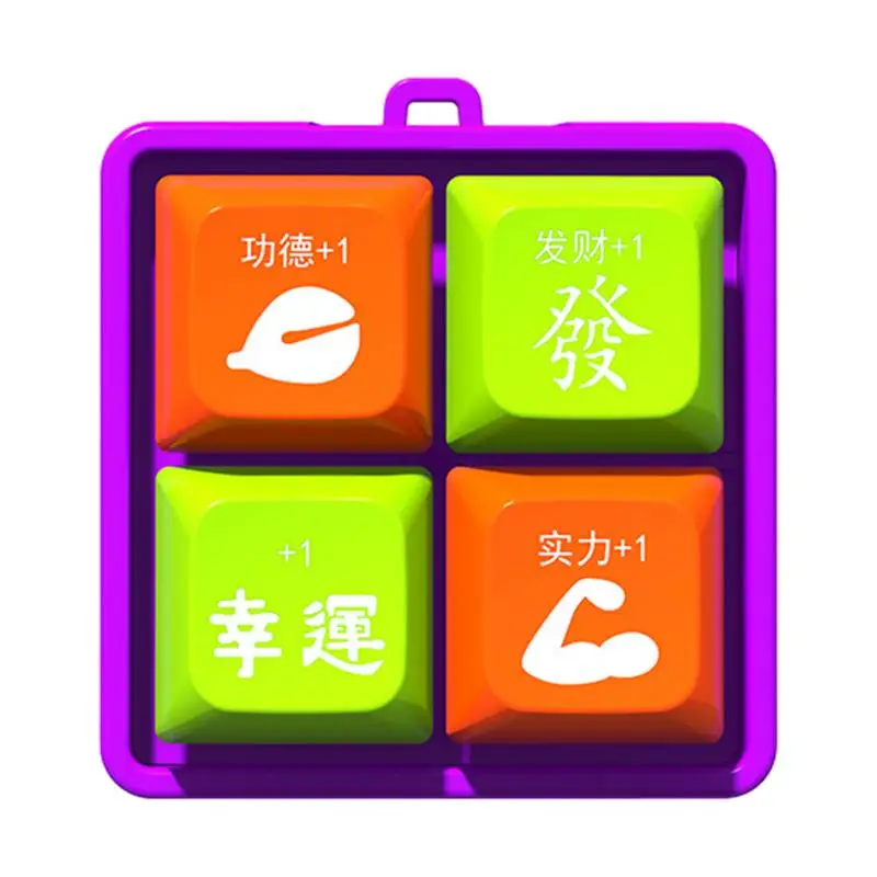 

Keyboard Fidget Toy Relaxing Press Toy With Keycap Shape Single-Handed Operation Keyboard Switch Clicky Toy For Backpack