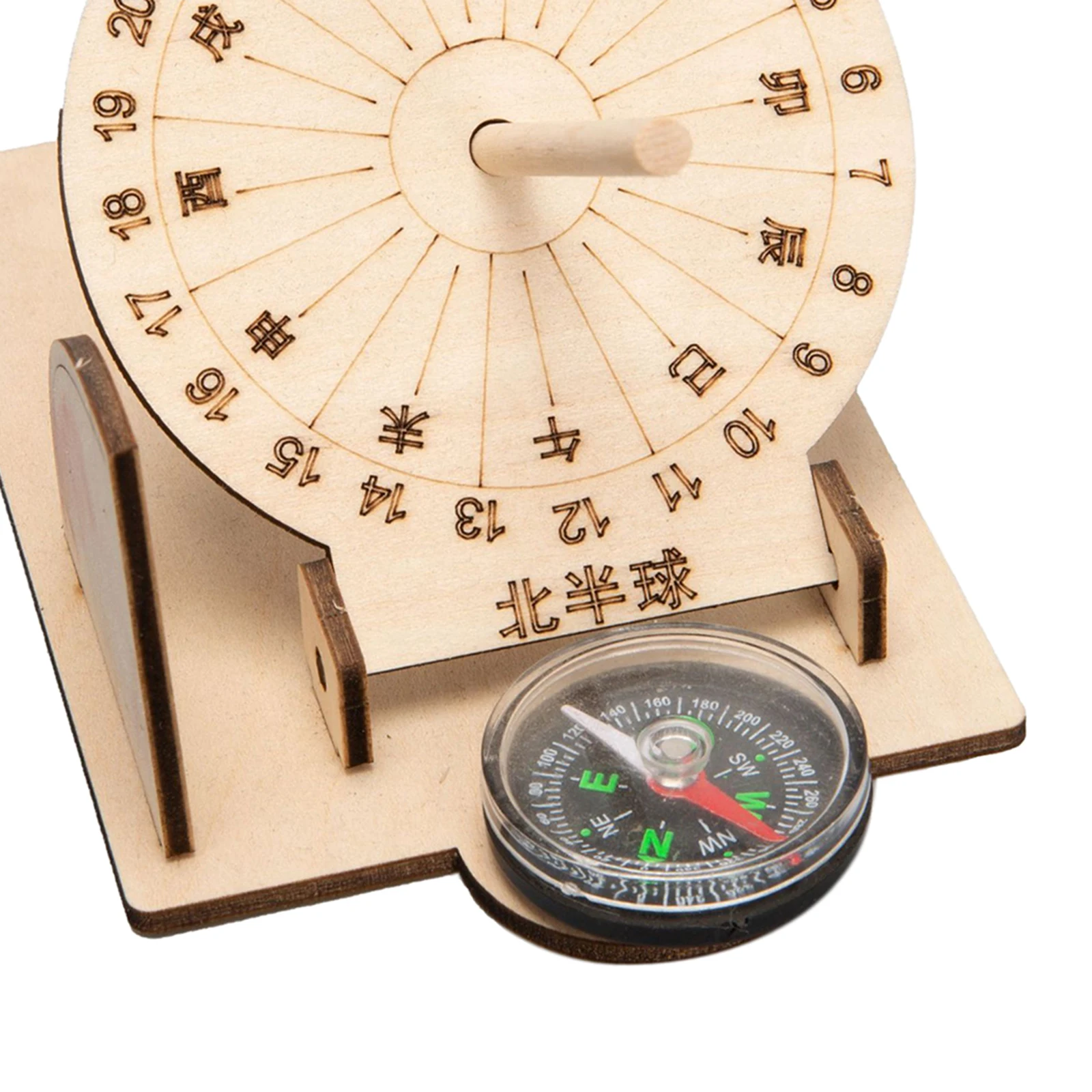 Reloj Solar ecuatorial Unisex, juguete de ayuda para la enseñanza