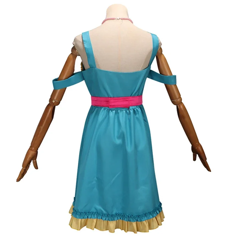 Cartoon Fluttershy Human Cosplay Costume Adult Women Girls Princess Dress Suit Halloween Uniform Outfit Party