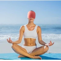 Migraine Ice Head Wrap Cold Therapy Headache Relief Gel Ice Hat Cap for Tension Puffy Eyes Migraine Relief Cap 1