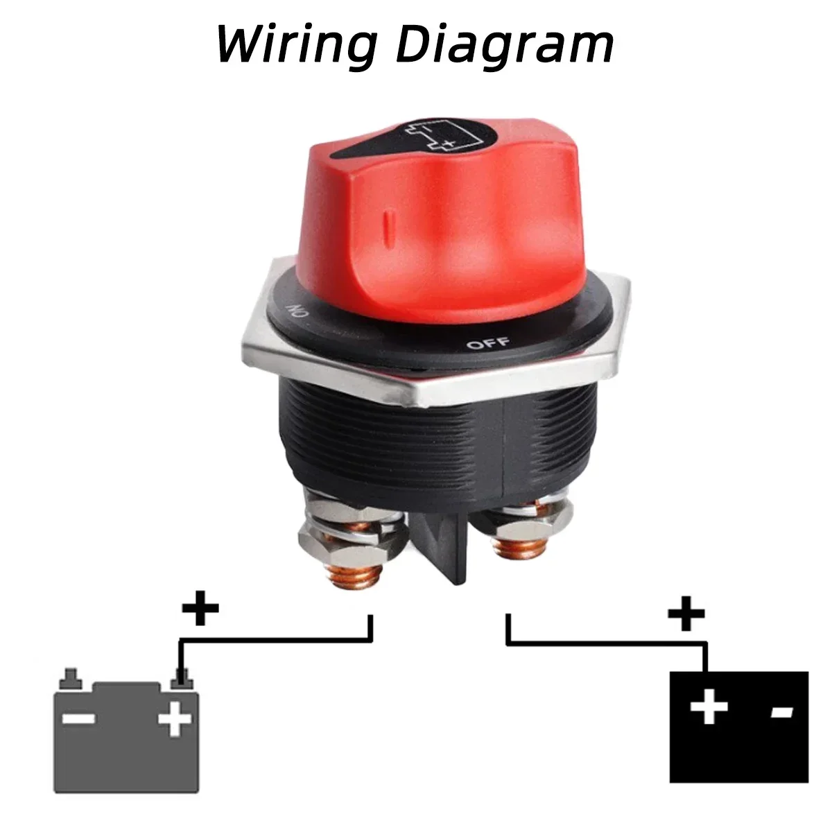 Auto Battery Disconnect Switch 12V 24V Marine 200A 300A Dual Battery Mass Switch 2 and 3 Position Cut Off Car Boat battery disconnect switch