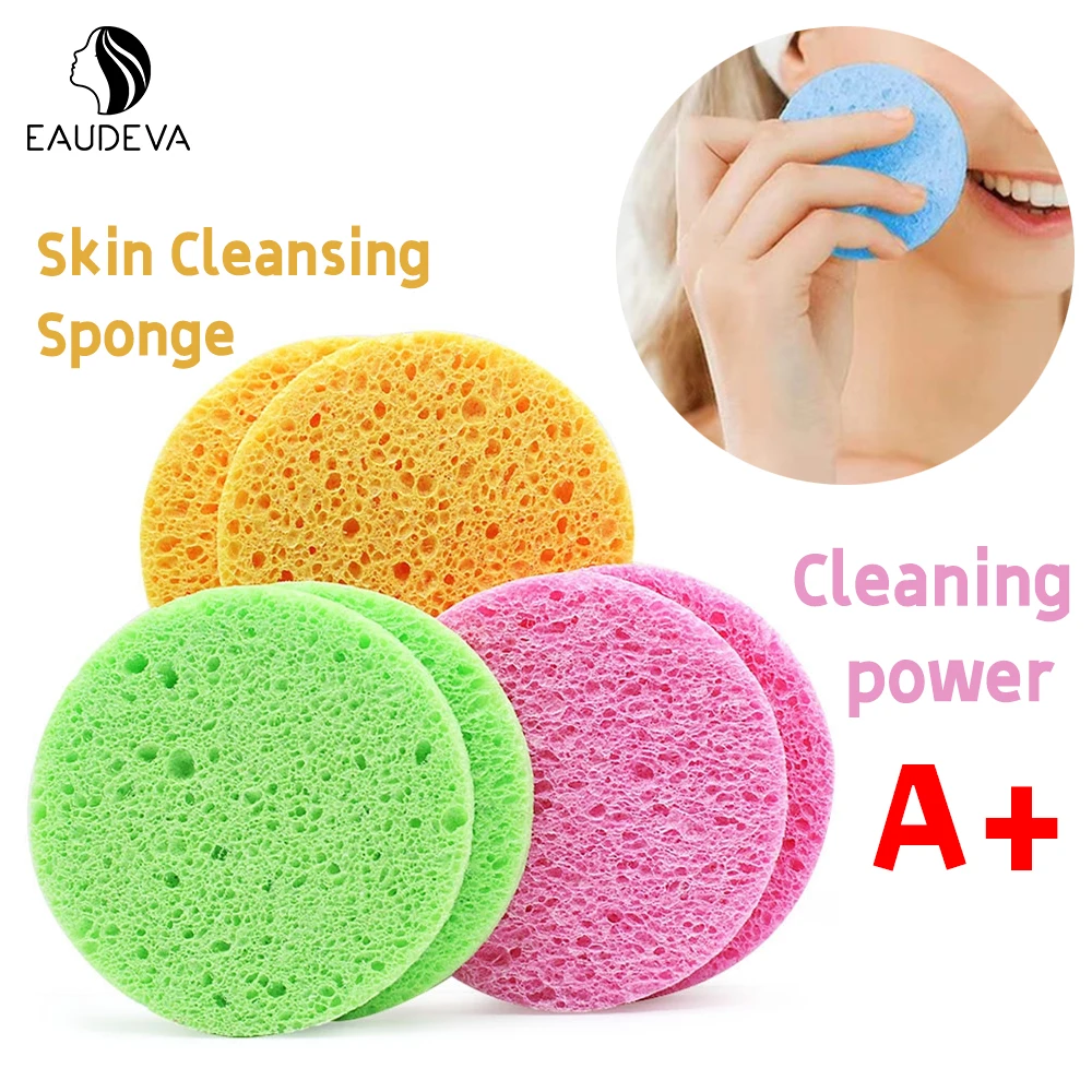 3pcs Sponge Cleaning Compression Soft Facial Wash Puff Cleanser