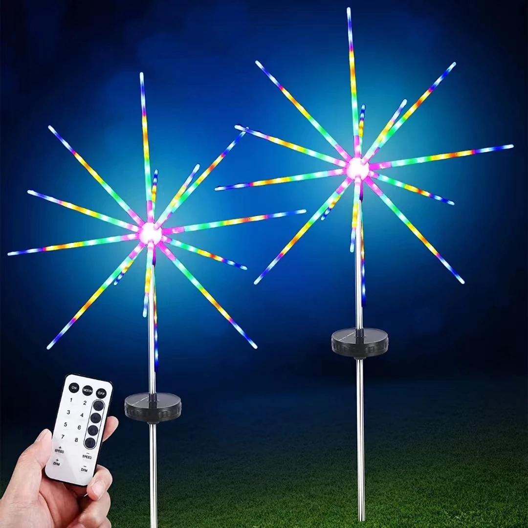 Solar Energy Light Explosion Star Led Copper Wire Lamp Horse Racing Fireworks Christmas Decorative Lamp Outdoor Light Lighting new silicone r7s led lamp 10w 15w smd4014 78mm 118mm led r7s light bulb 220 240v energy saving replace halogen light lampada luz
