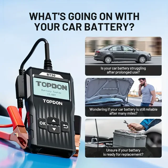 12V Car Battery Tester Analyzer 2