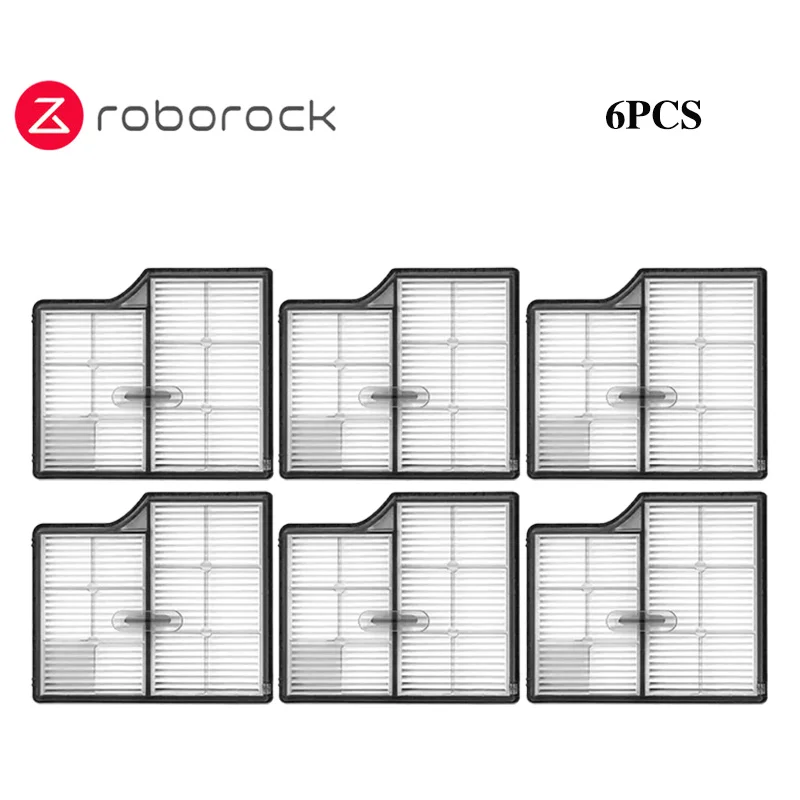Roborock Premium Robot Vacuum Spare Parts Kit: Main Brushes, Side Brushes, Mop Cloths, HEPA Filters, and Dust Bags