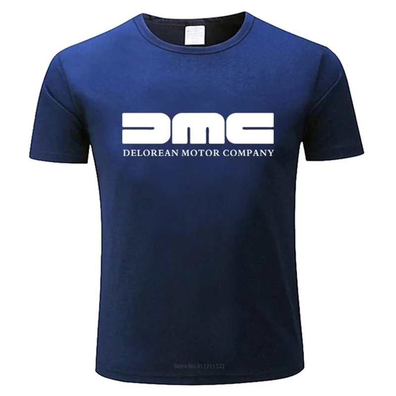 

2024 Neue T-Shirt Herren Kurzarm DMC Delorean Herren T-Shirt Zurück in die Zukunft Film Mode T-Shirt Herren Sommer Top