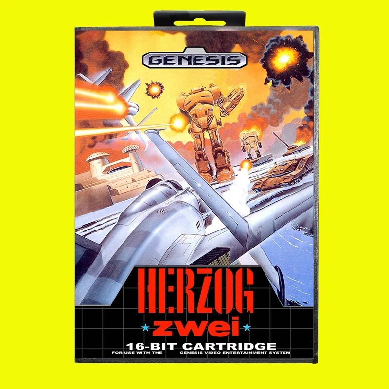 

Herzog Zwei MD картридж для игровой консоли Sega Megadrive Genesis, 16 бит