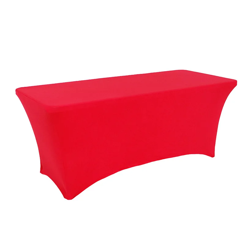 23 spalvų Vestuvių spandekso staltiesė Stalo danga Lycra Viešbučio banketų pokylių susitikimų salės stačiakampio apdaila