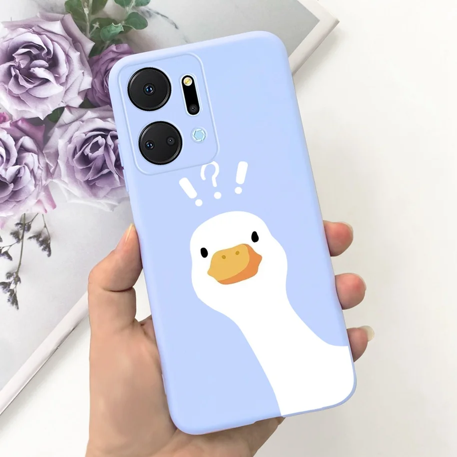Cute Duck Dinosaur Soft Case Cover | Enhanced Protection Bumper