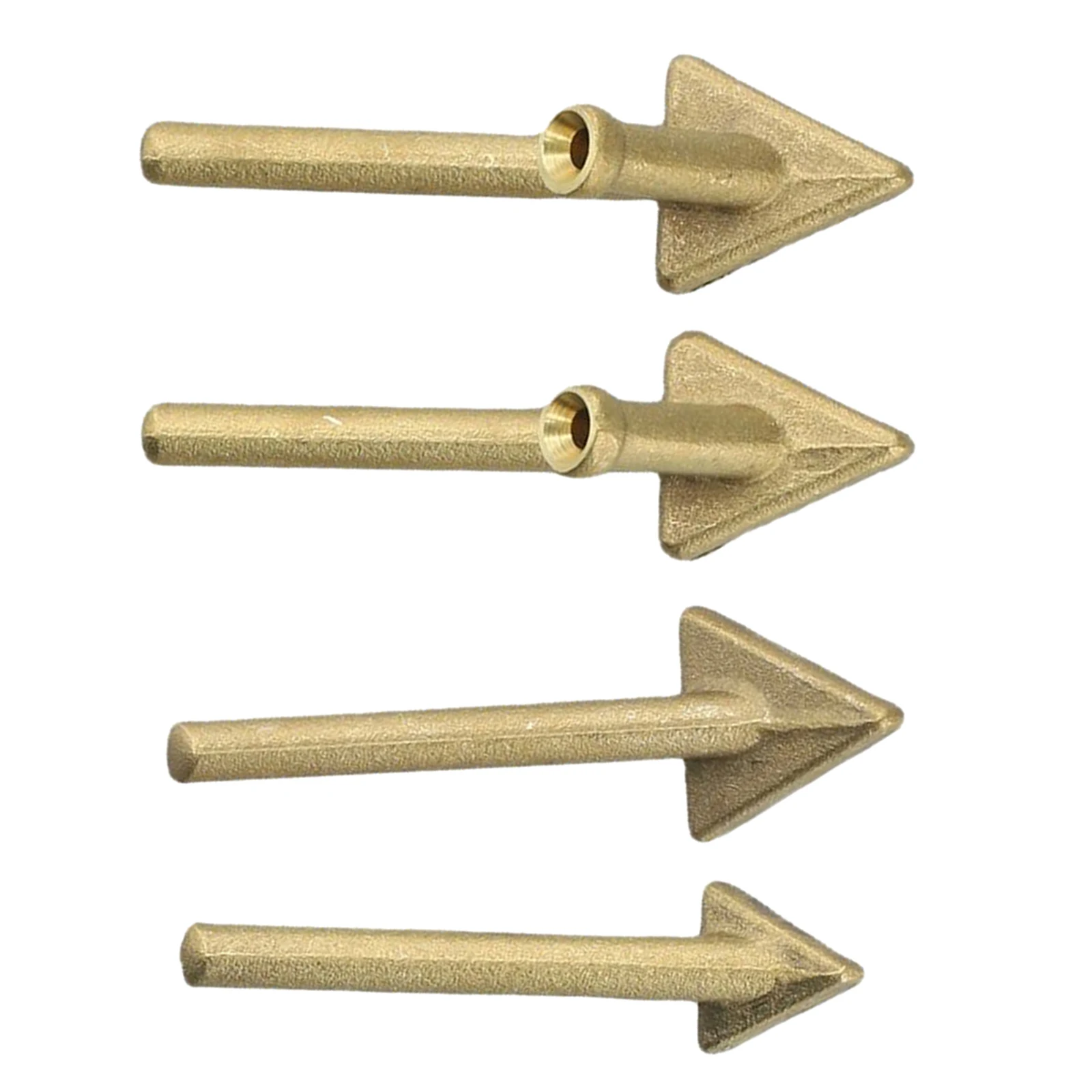 Plastic Welding Iron Soldering Tip Replacement Tips For 80 Watt Iron Plastic Welding TPO TEO PP Auto Bumper Welding Tips CNC Metalworking Gold 4PCS