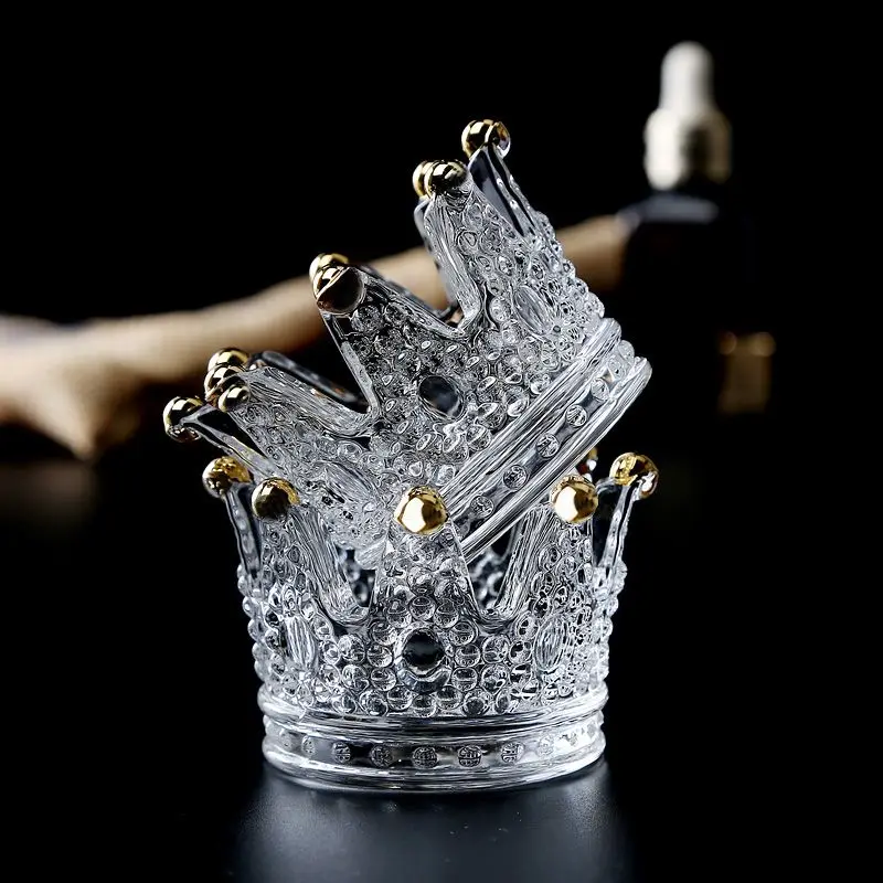 

Glass ashtray young people creative personality mini ashtray high value super small crystal glass car ashtray