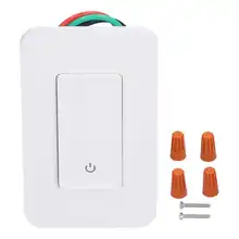 

WiFi Smart Light Switch Compatible for Smart Life/Tuya APP for Home Improvement White 120V