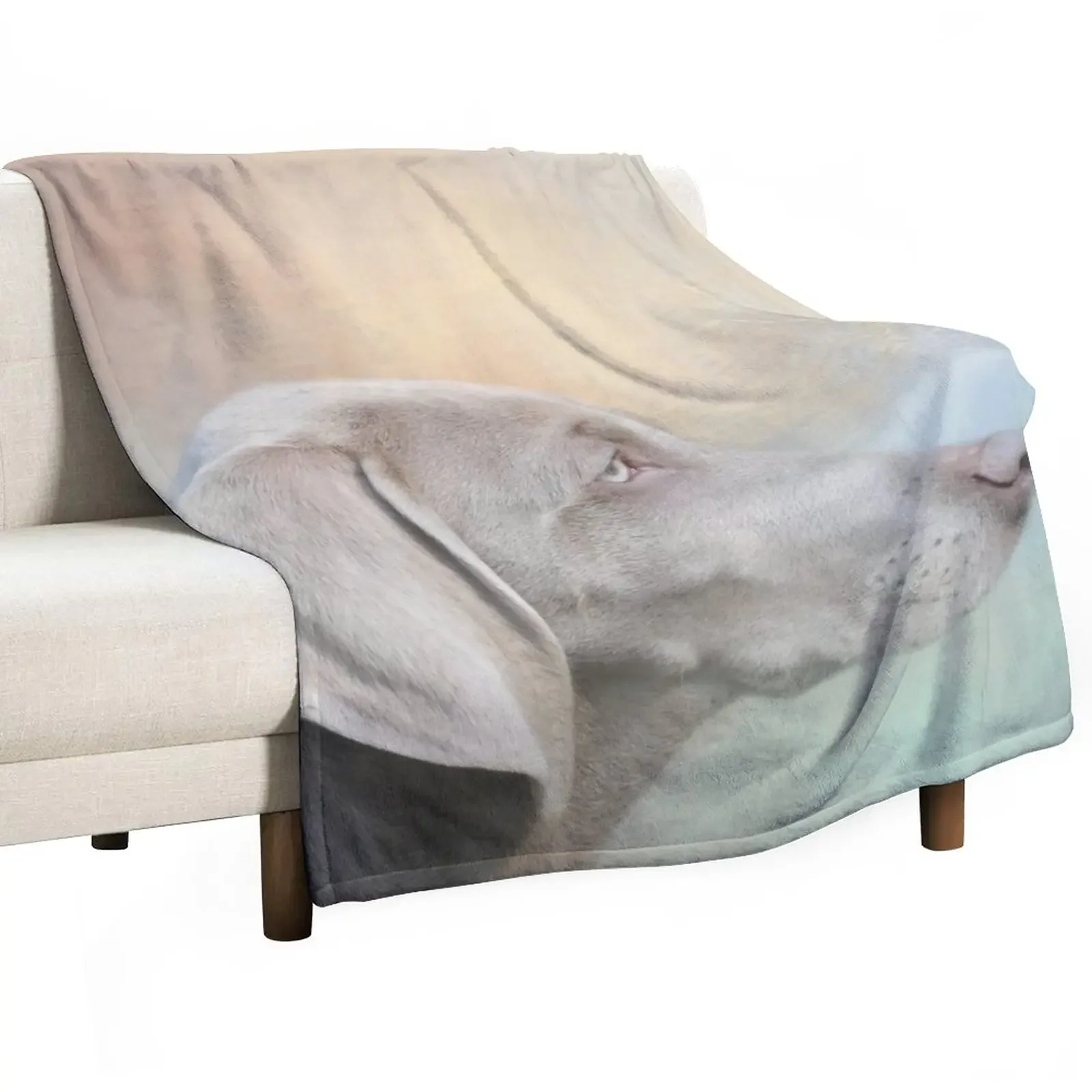 

Beautiful Weimaraner Dog Throw Blanket for babies Kid'S manga Travel Blankets