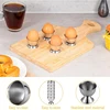 Stainless Steel Egg Cups Soft Boiled Egg Holder Breakfast Tray Egg Cup Holder Cooking Tool Egg Storage Holder Kitchen Gadgets 4