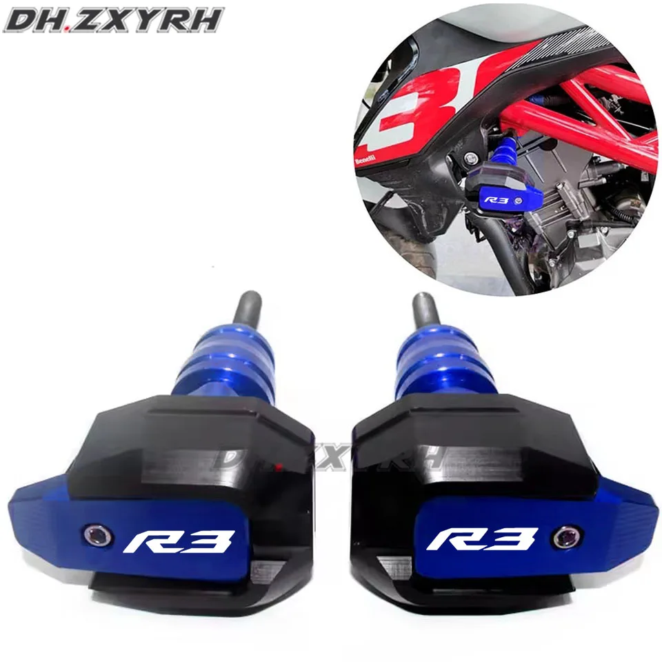 YAMAHA YZF-R3 YZFR3 YZF R3New 고품질 오토바이 낙하 방지 프레임 슬라이더 페어링 가드 안티 크래시 패드 프로텍터