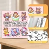 COZY ANIMALS Bold-easy Patterns Coloring Book for Adults Cute Drawing Book Perfect Gift for Party and Birthday 6