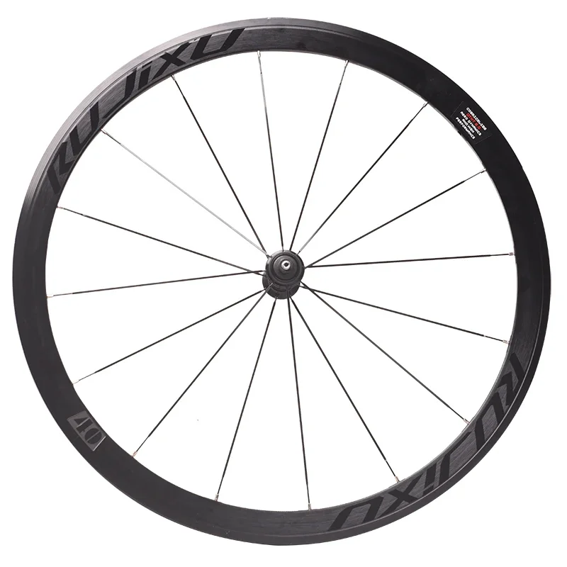 Description Picture 6 of itemRUJIXU 700C 6 pawls Ultralight Height 30/40/50MM Pull Straight Flat Spokes Wheel Group V / C brake disc brake road wheelset