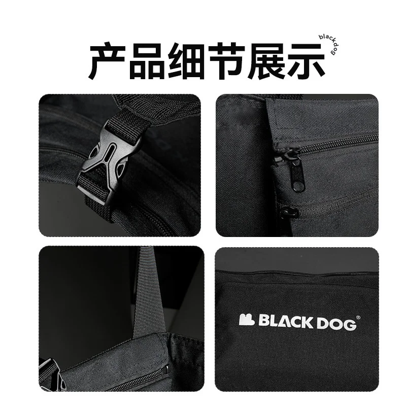 Naturehike&Blackdog Multifunctional Shopping Bag Large Capacity Folding Durable Commuting Bag Outdoor Carrying Canvas