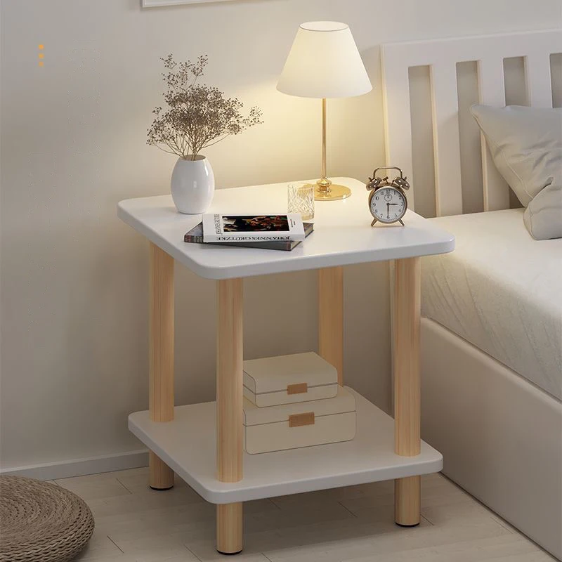 Household Simple Bedhead Table Rental House Small Tea Table Apartment Sofa Side Cabinet Bedside