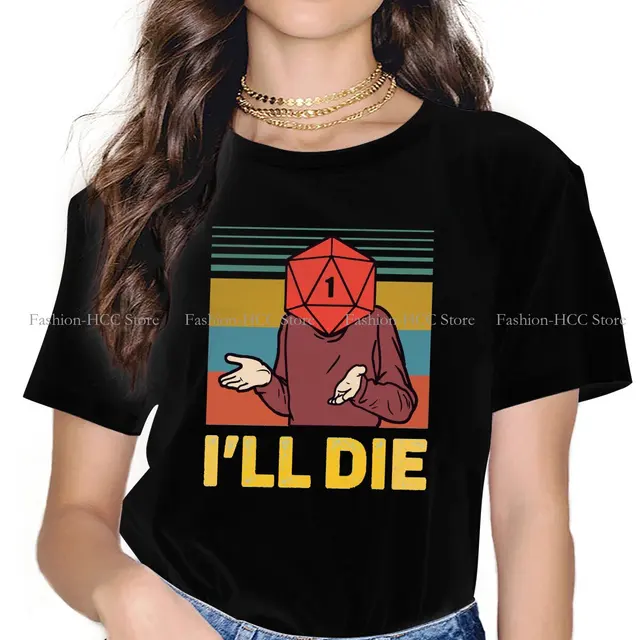 Guess I'll Die D20 티셔츠: 빈티지 매력과 편안함이 결합된 독특한 스타일